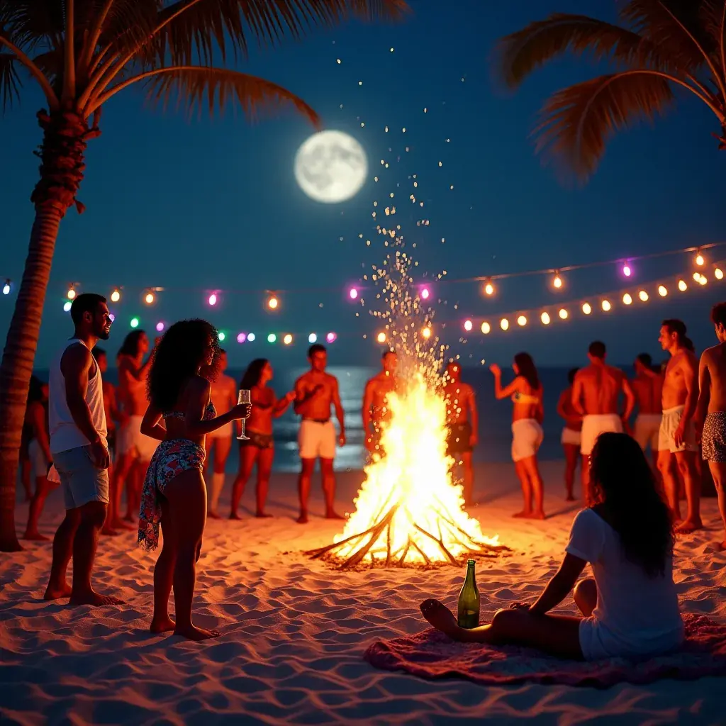 Кафе на пляже с блюдами местной кухни